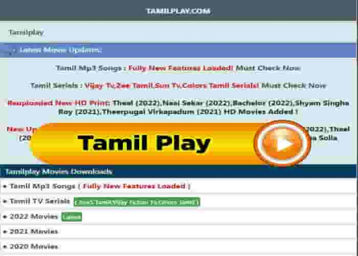 Tamilplay 2023 Tamil HD Movies Download Free